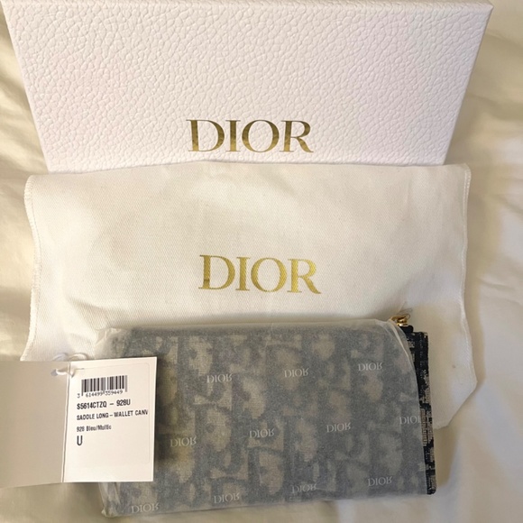 Dior Long Saddle Wallet with Chain - Picture 4 of 4